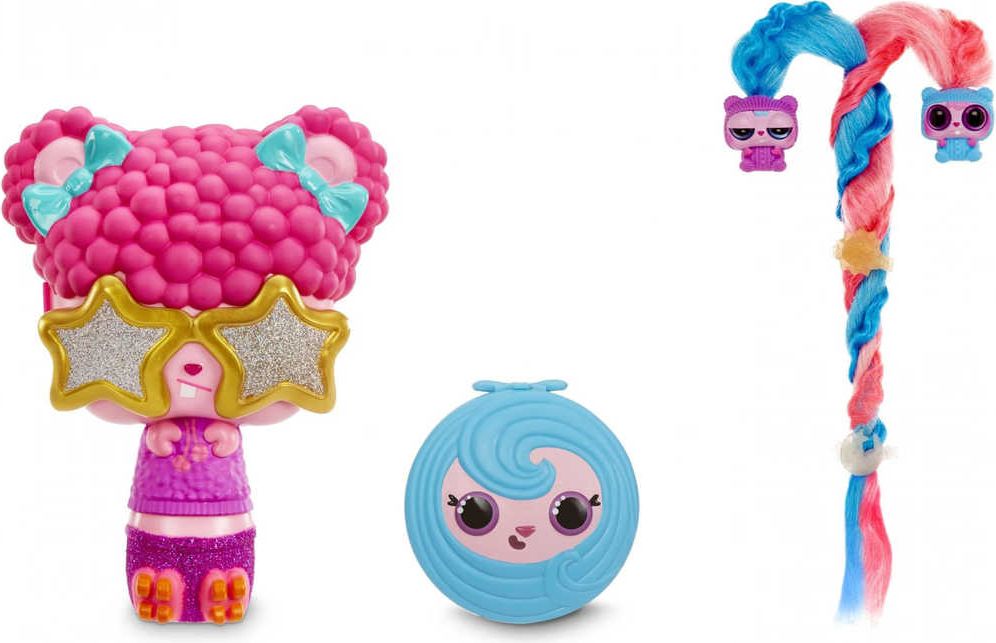 Pop Pop Hair Surprise 3v1 set panenka česací 14cm s doplňky různé druhy - obrázek 4