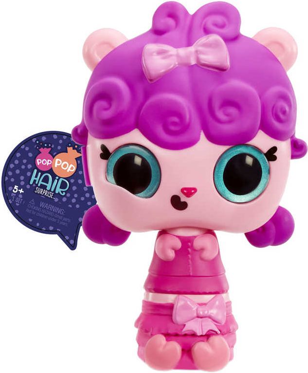 Pop Pop Hair Surprise 3v1 set panenka česací 14cm s doplňky různé druhy - obrázek 8
