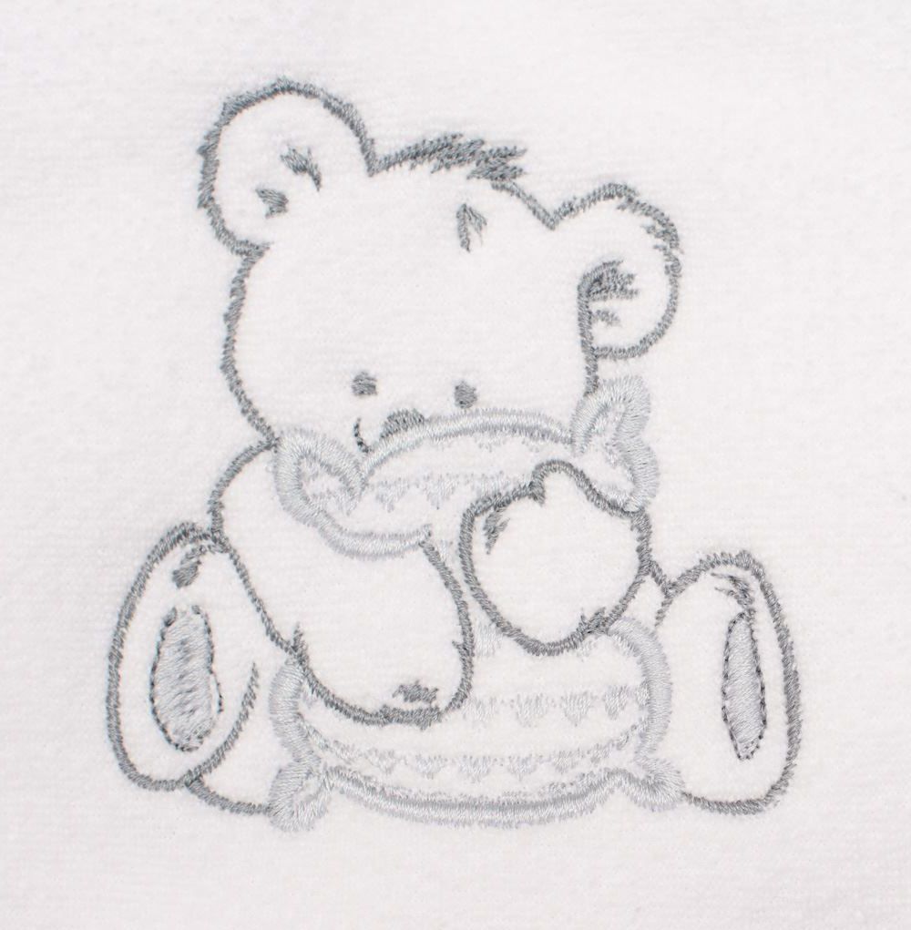 NEW BABY | Nezařazeno | Dětská froté osuška s výšivkou a kapucí New Baby 100x100 bílá žirafka | Bílá | - obrázek 19