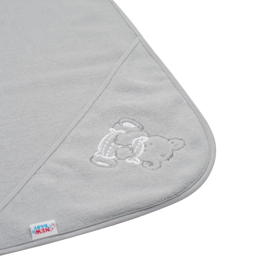 NEW BABY | Nezařazeno | Dětská froté osuška s výšivkou a kapucí New Baby 100x100 bílá žirafka | Bílá | - obrázek 34