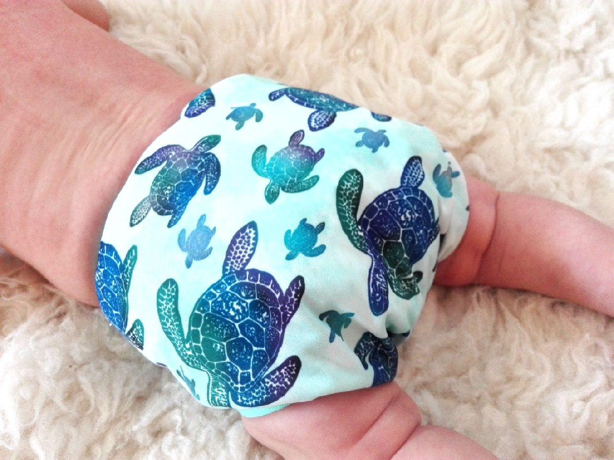 Breberky Svrchní kalhotky MINI XS bez křidélek - Letní osvěžení PAT , sv. růžové patentky + sv.růžová gumička - obrázek 6