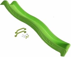 Skluzavka Jungle Gym pro podestu ve výšce 1,5m zelená + madla v ceně - obrázek 1