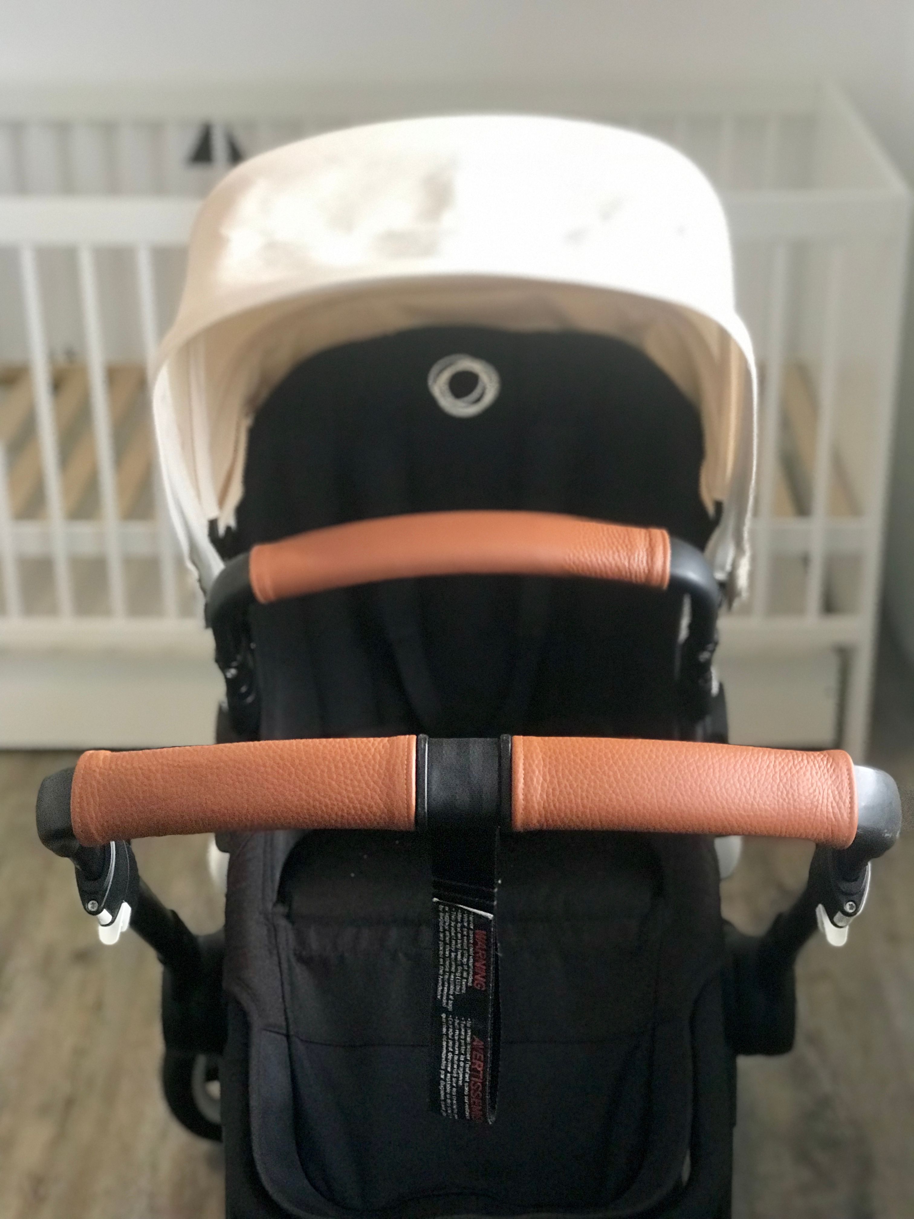 Ma-tata.cz Kožený potah na rukojeť kočárku - rodič Značka kočárku: Cybex, Barva: krémová, Model kočárku: Balios M - obrázek 11