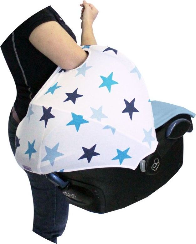 Dooky stříška Hoody Blue Stars - obrázek 2