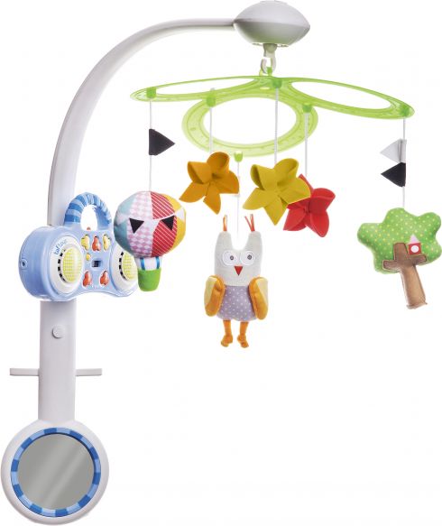 Taf Toys Kolotoč Sova s MP3 přehrávačem - obrázek 1