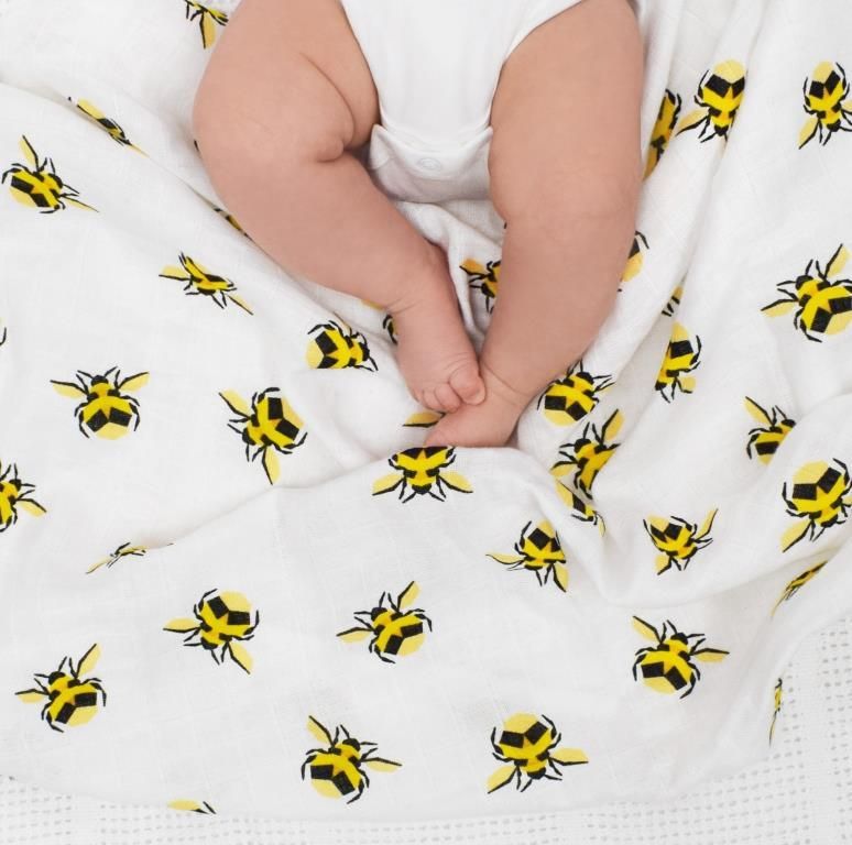 Bambinomio  Mušelínové plenky 3 ks BambinoMio Bumble - obrázek 4