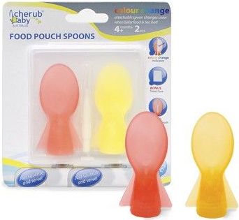 Cherub Baby CHERUB BABY - lžičky na cestovní přesnídávky 2 ks - obrázek 1