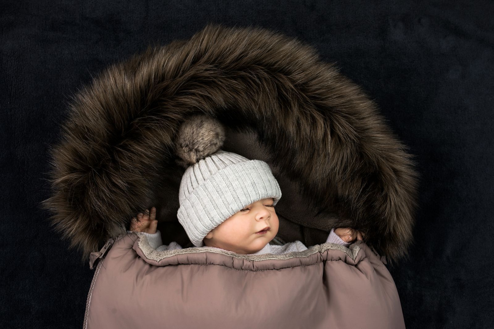 Fusak EGG Floo for baby světle hnědý - obrázek 2