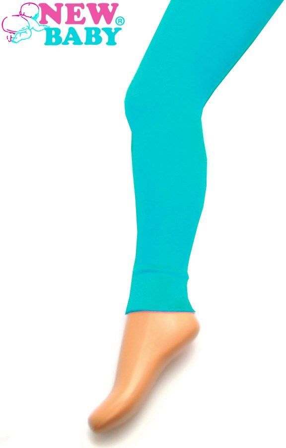 Tenké jednobarevné legínky New Baby růžové - 140 (9-10 let)