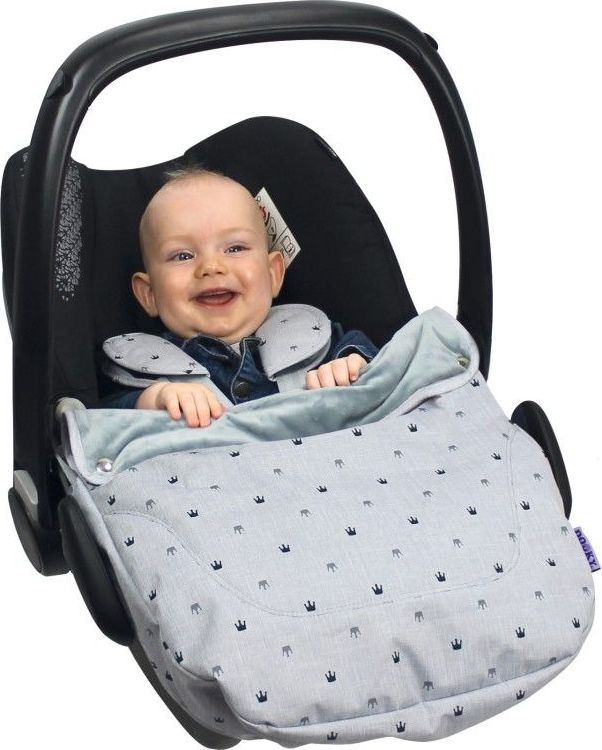 Dooky nánožník Cosy Top Light Grey Crowns - obrázek 2