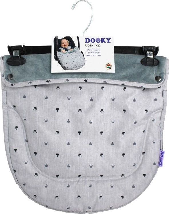 Dooky nánožník Cosy Top Light Grey Crowns - obrázek 3