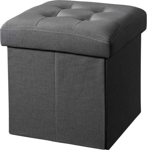Kids Concept Úložný taburet Dark Grey - obrázek 1