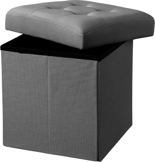 Kids Concept Úložný taburet Dark Grey - obrázek 2