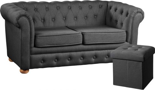 Kids Concept Úložný taburet Dark Grey - obrázek 3