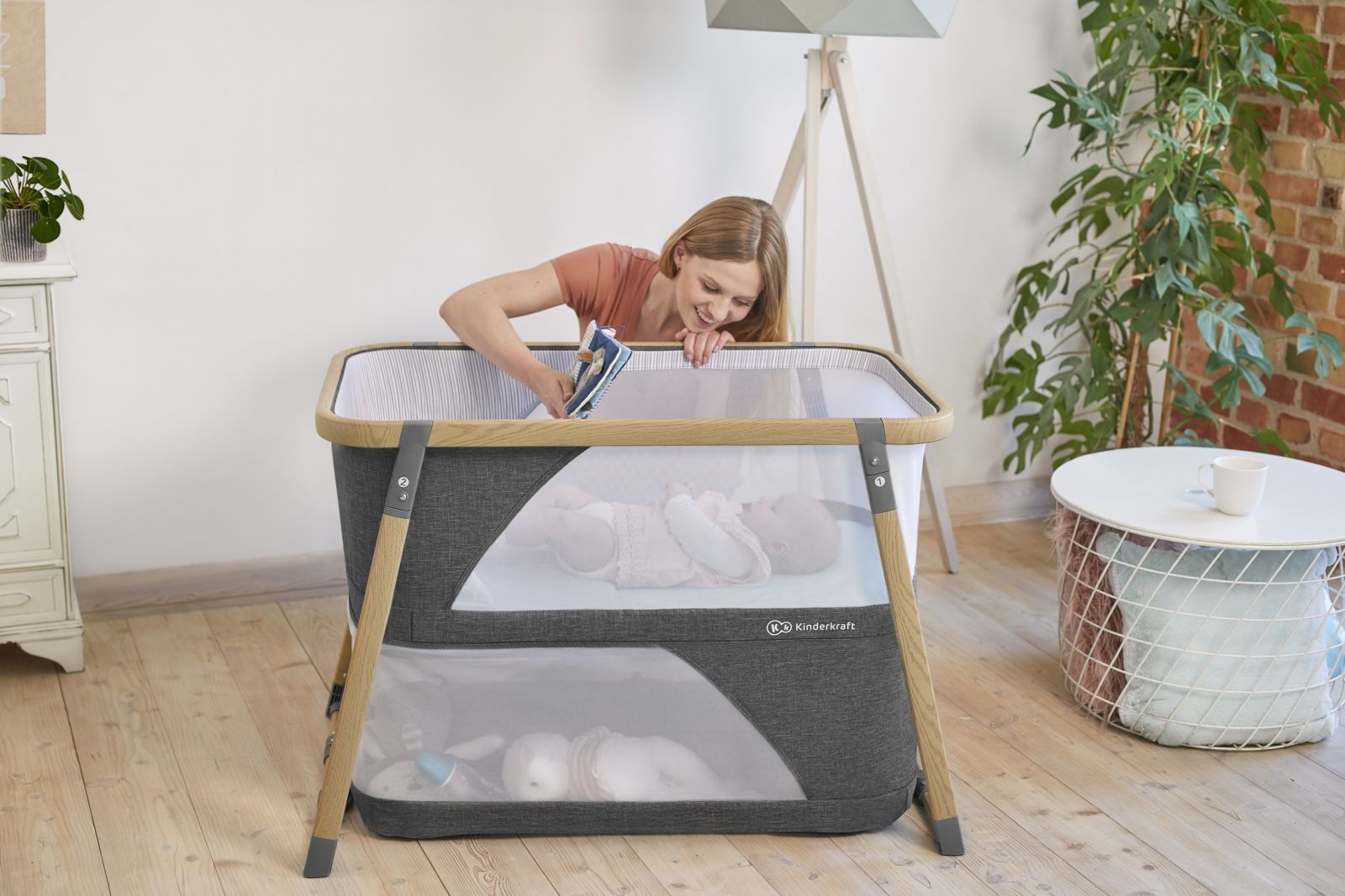 Postýlka multifunkční 4v1 Sofi Gray Kinderkraft 2019 - obrázek 11