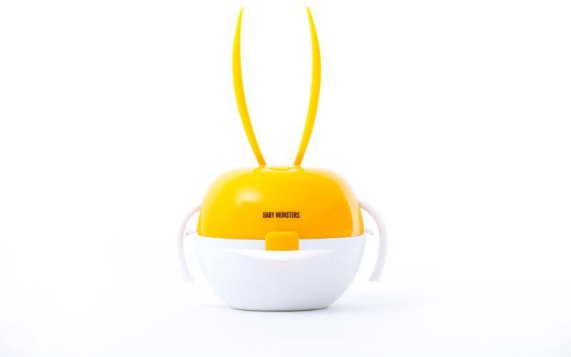 Baby Monsters Jídelní sada MEAL B plast králík 24m+ - 3 barvy oranžový - obrázek 1