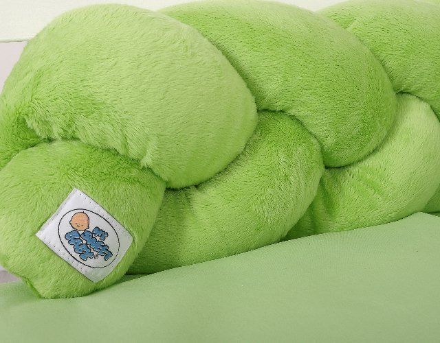 My Sweet Baby Mantinel pletený do copu MAGIC LOOP MINKY zelená - obrázek 3