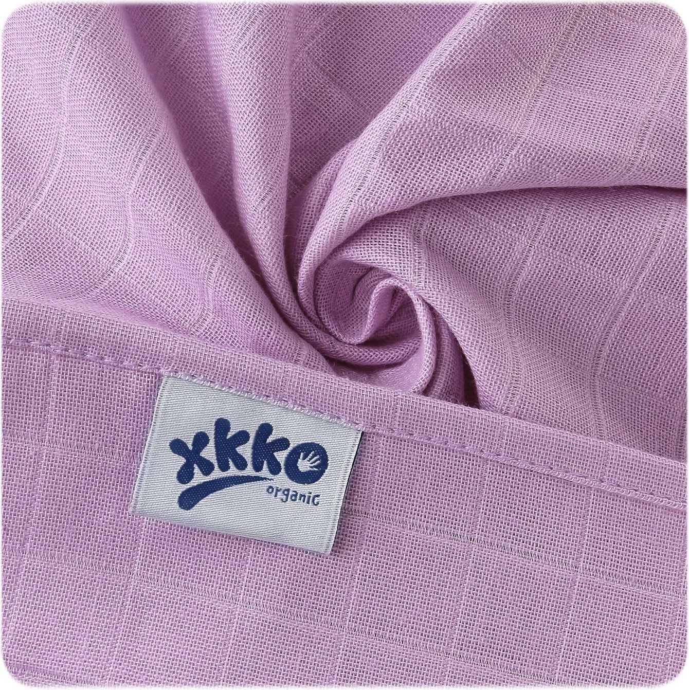 Kikko Dětské pleny z biobavlny XKKO Organic 70x70cm Staré časy Pastels for Girls - obrázek 6