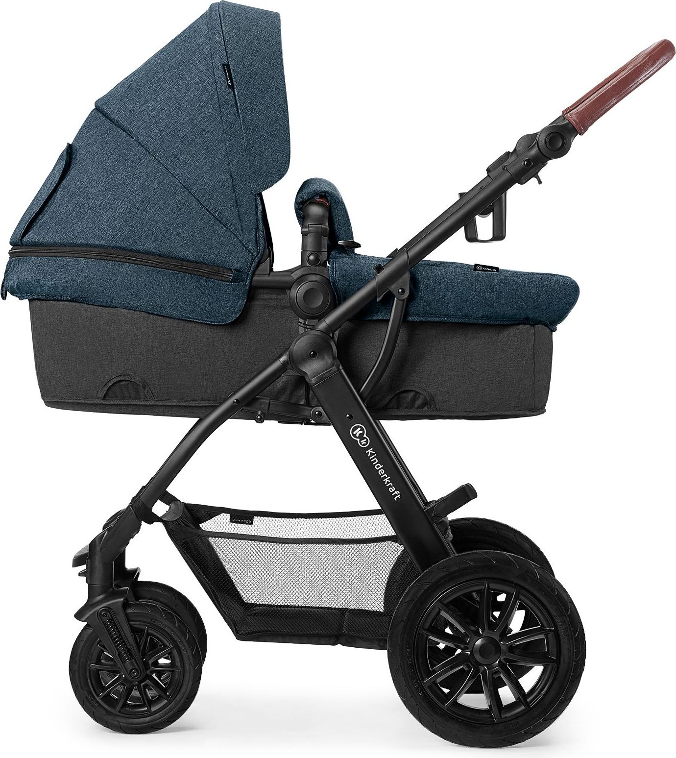 Kindekraft Kočárek kombinovaný 3v1 XMOOV Denim Kinderkraft 2019/2020 - obrázek 2