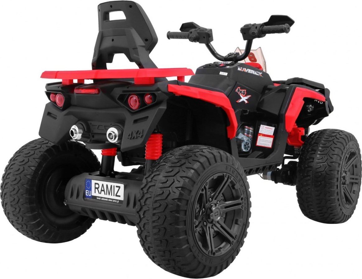 Elektrická čtyřkolka Maverick 4x4 - modrá - obrázek 10