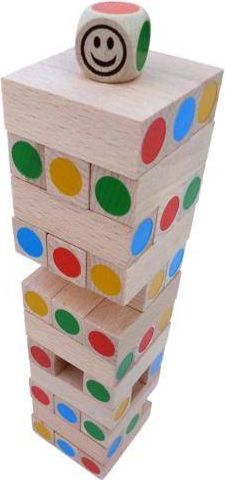M.I.K. Věž Jenga MINI barevná - obrázek 1