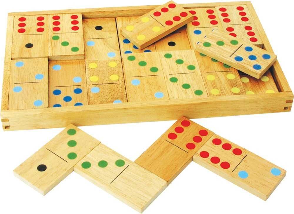 Bigjigs Toys Velké dřevěné domino - obrázek 5