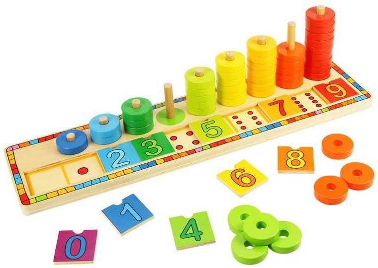 Bigjigs Toys Deska nasazování s čísly - obrázek 6