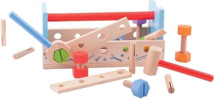 Bigjigs Toys Ponk a přepravka na nářadí 2v1 - obrázek 7