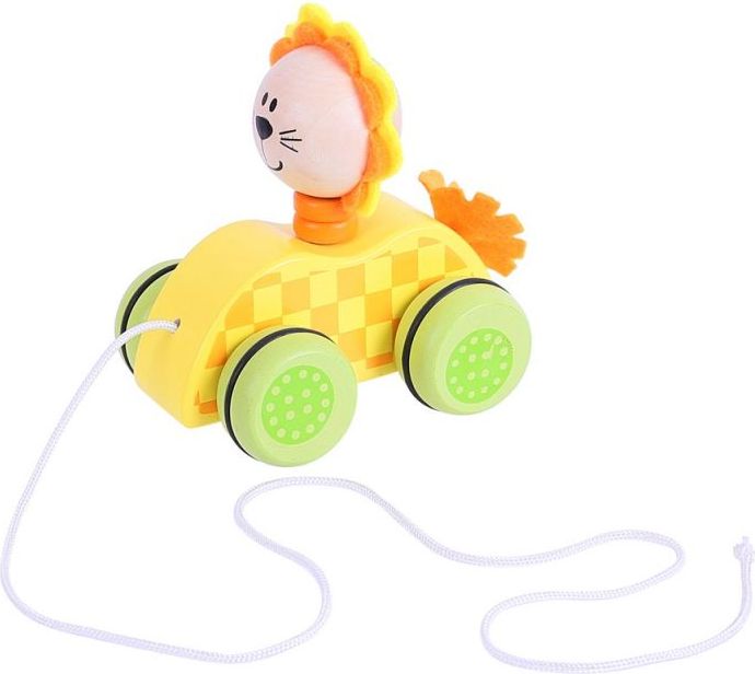 Bigjigs Toys Tahací hračka na provázku lvíček - obrázek 1
