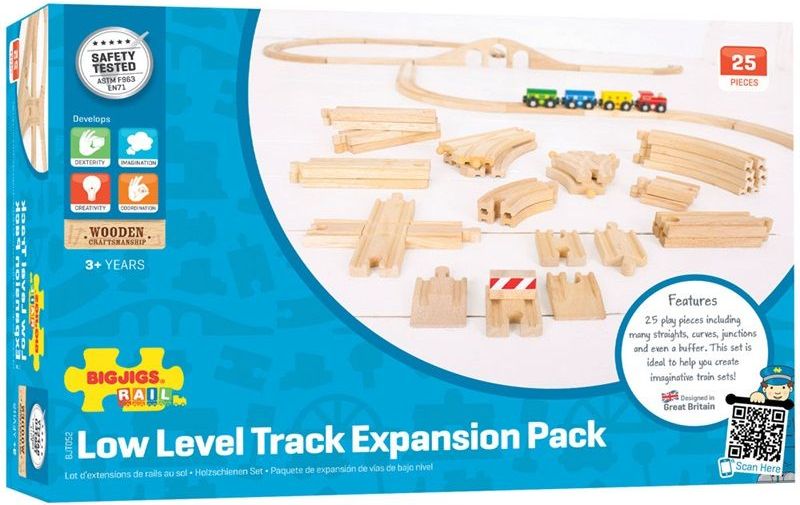 Bigjigs Rail Dřevěné koleje set 25 dílů - obrázek 10