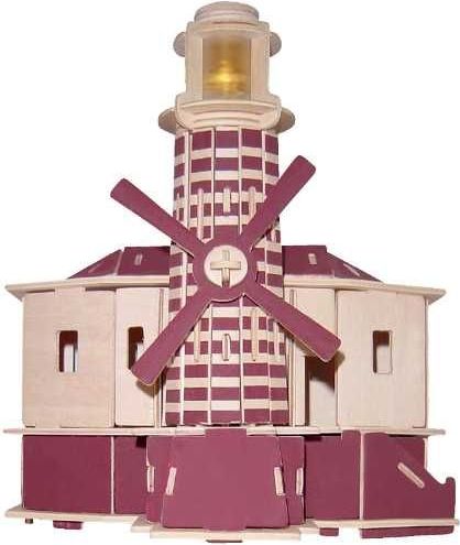 Woodcraft construction kit Woodcraft Dřevěné 3D puzzle maják - obrázek 2