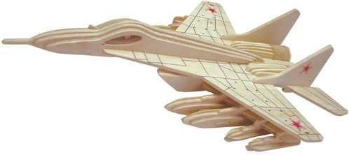 Woodcraft construction kit Woodcraft Dřevěné 3D puzzle stíhačka - obrázek 3
