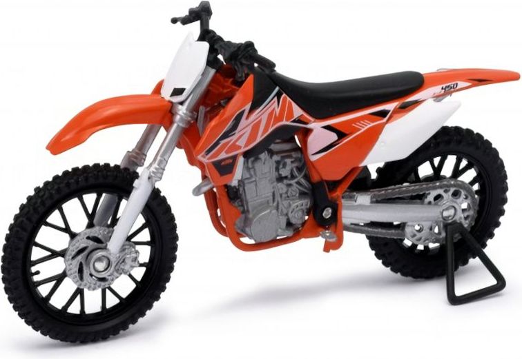 Welly Motocykl KTM 450 SX-F 1:18 oranžový - obrázek 3