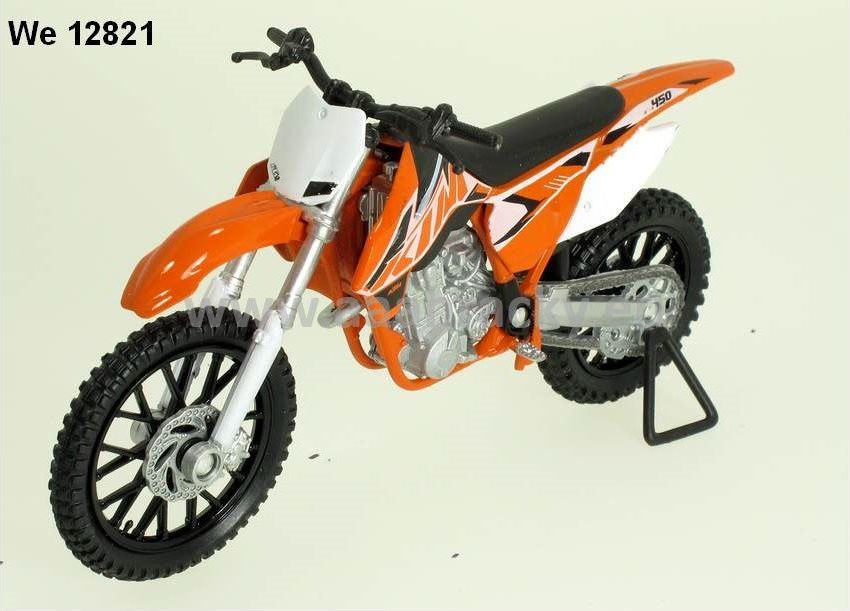 Welly Motocykl KTM 450 SX-F 1:18 oranžový - obrázek 1