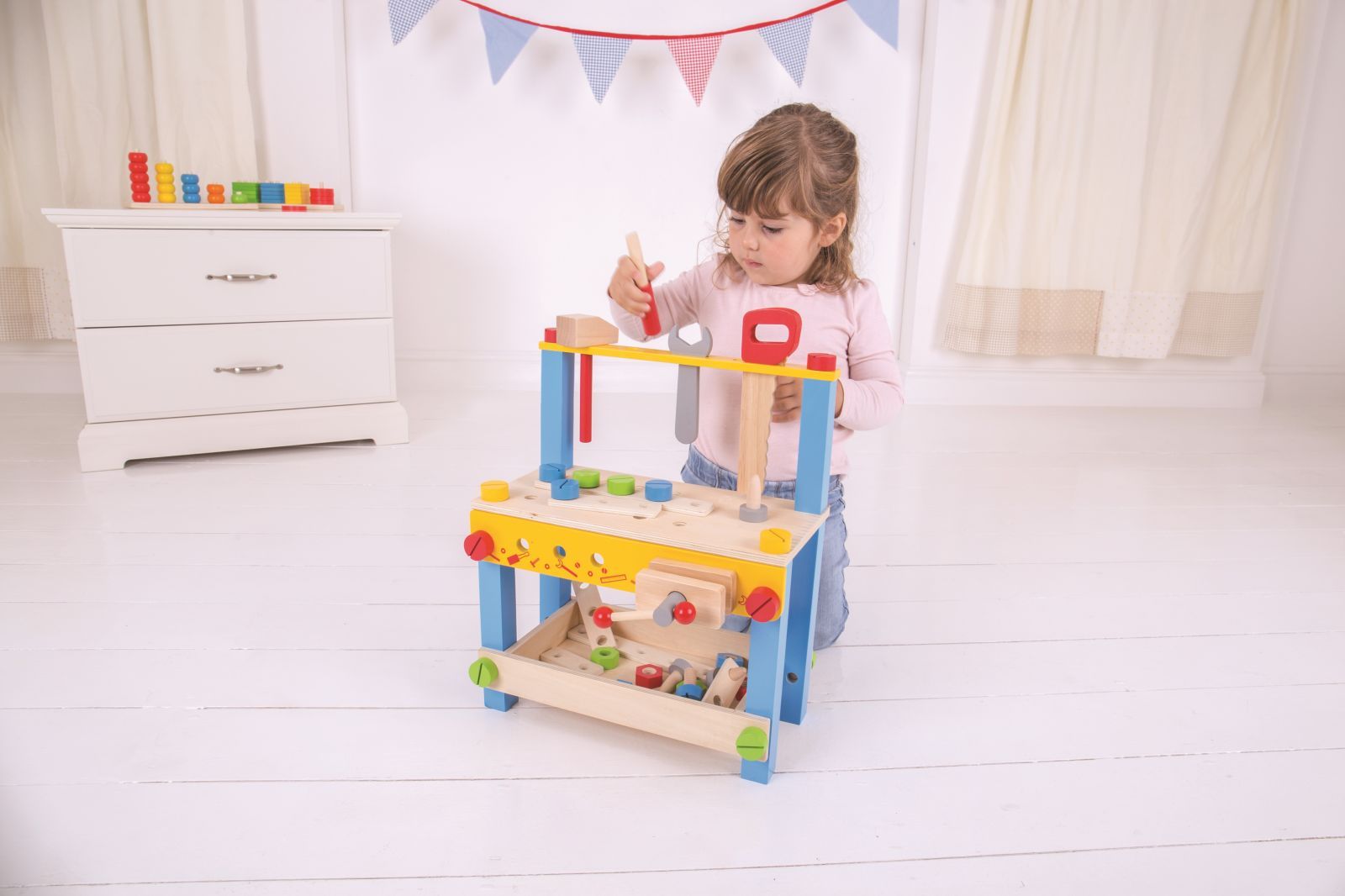 Bigjigs Toys Můj první pracovní stůl - obrázek 3