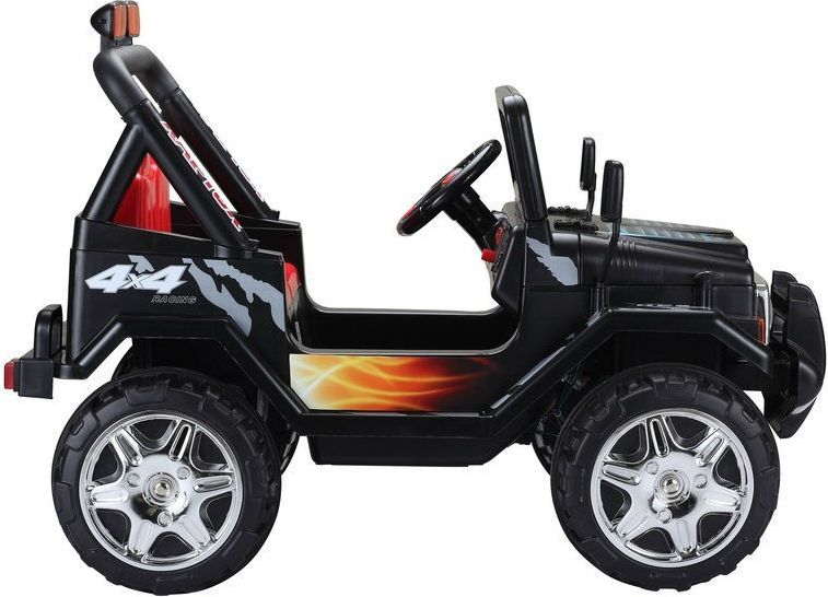 Elektrické autíčko Jeep Raptor, EVA kola, 2.4GHz - černé - obrázek 4