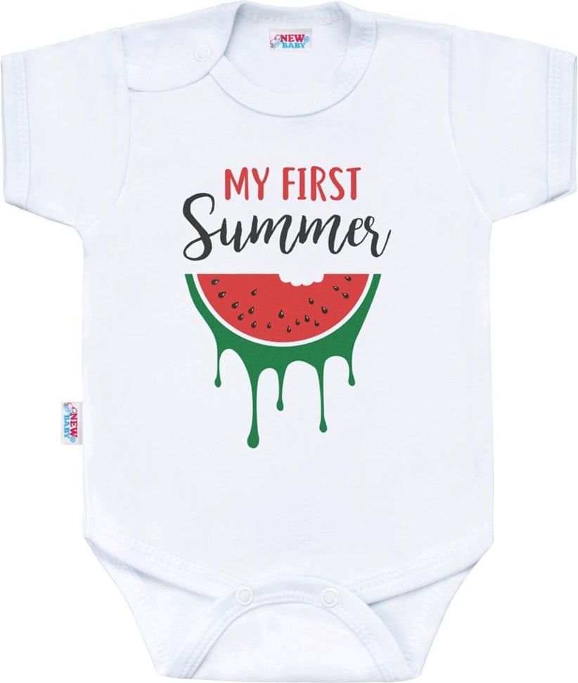 Body s potiskem New Baby My first Summer - 74 (6-9m) - obrázek 1