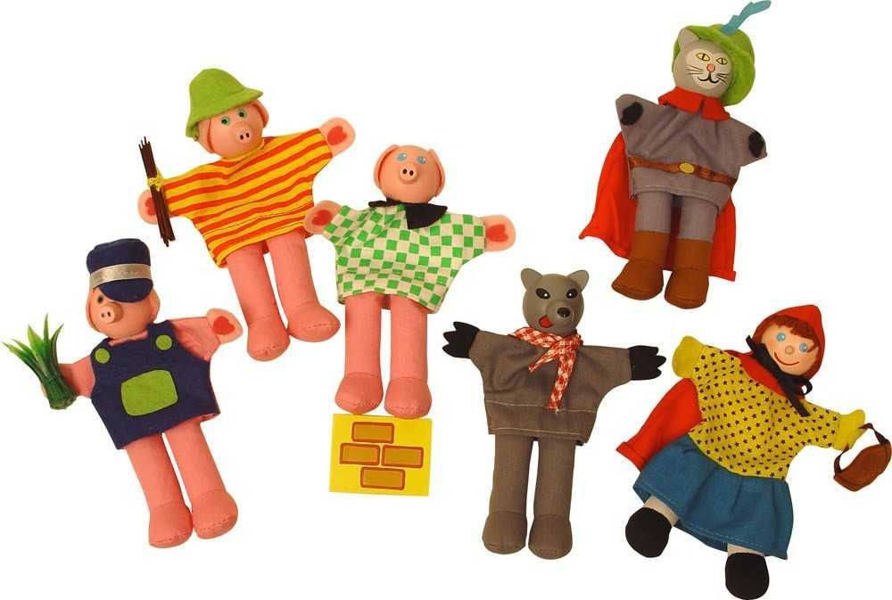 Bigjigs Toys Prstoví maňásci pohádkové postavičky - obrázek 3