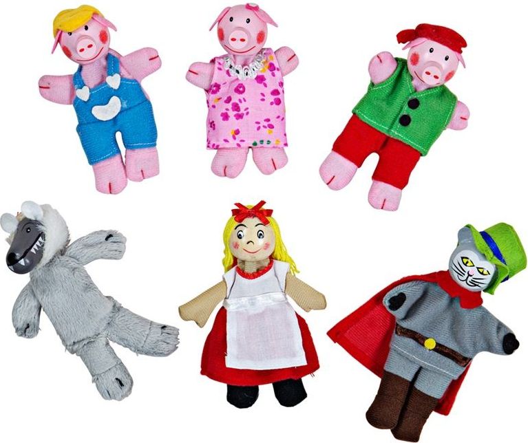 Bigjigs Toys Prstoví maňásci pohádkové postavičky - obrázek 4