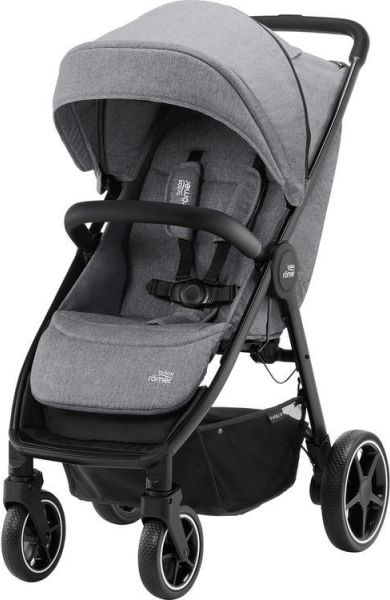 Britax Römer Kočárek B-Agile R, Elephant Grey/Black - obrázek 1