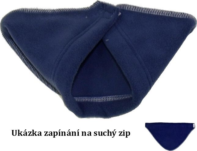Kojenecký/dětský šátkošálek Dětský svět fleece, světle šedý - obrázek 4