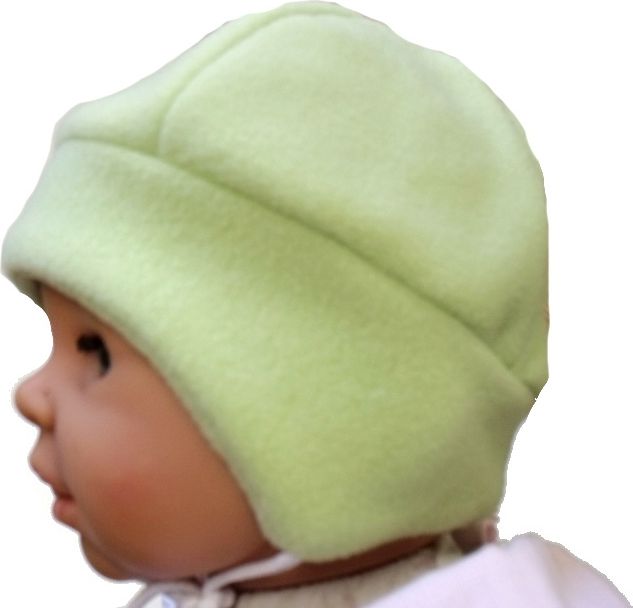 Dětská zimní kojenecká čepička pro miminko Kuklička, bílá vel.4 - obrázek 4