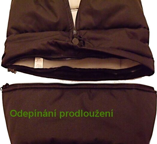 Zimní dětský fusak do kočárku combi 3v1, Lama červený, Dětský svět - obrázek 6
