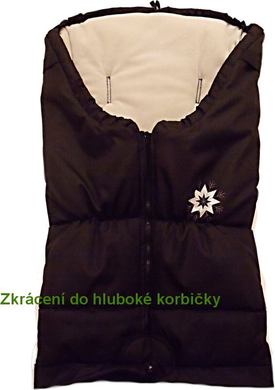 Zimní dětský fusak do kočárku combi 3v1, Lama červený, Dětský svět - obrázek 7
