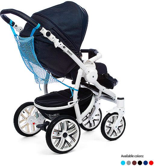 Nákupní síťka na kočárek Bambino světle modrá - obrázek 1