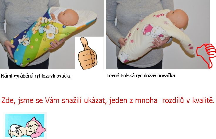 Kojenecká rychlozavinovačka Dětský svět noční Sova zelená 75x77 - obrázek 2