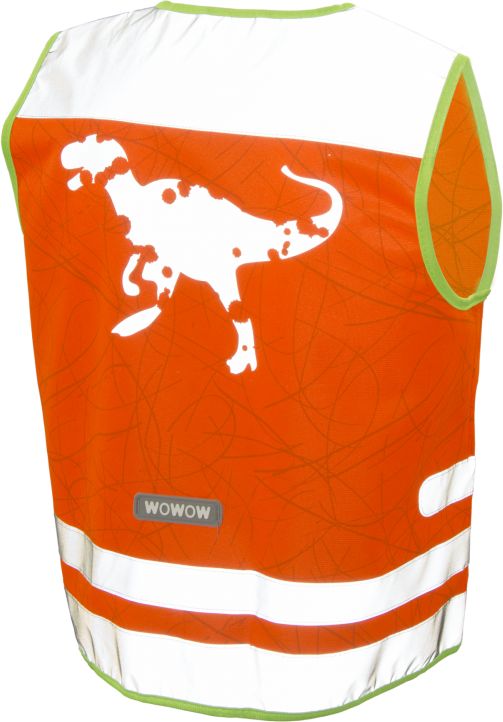 WOWOW Dětská Reflexní vesta NUTTY JACKET ORANGE velikost: L (šířka 52 cm, délka 54 cm) doporučeno pro 10 a více let. - obrázek 1