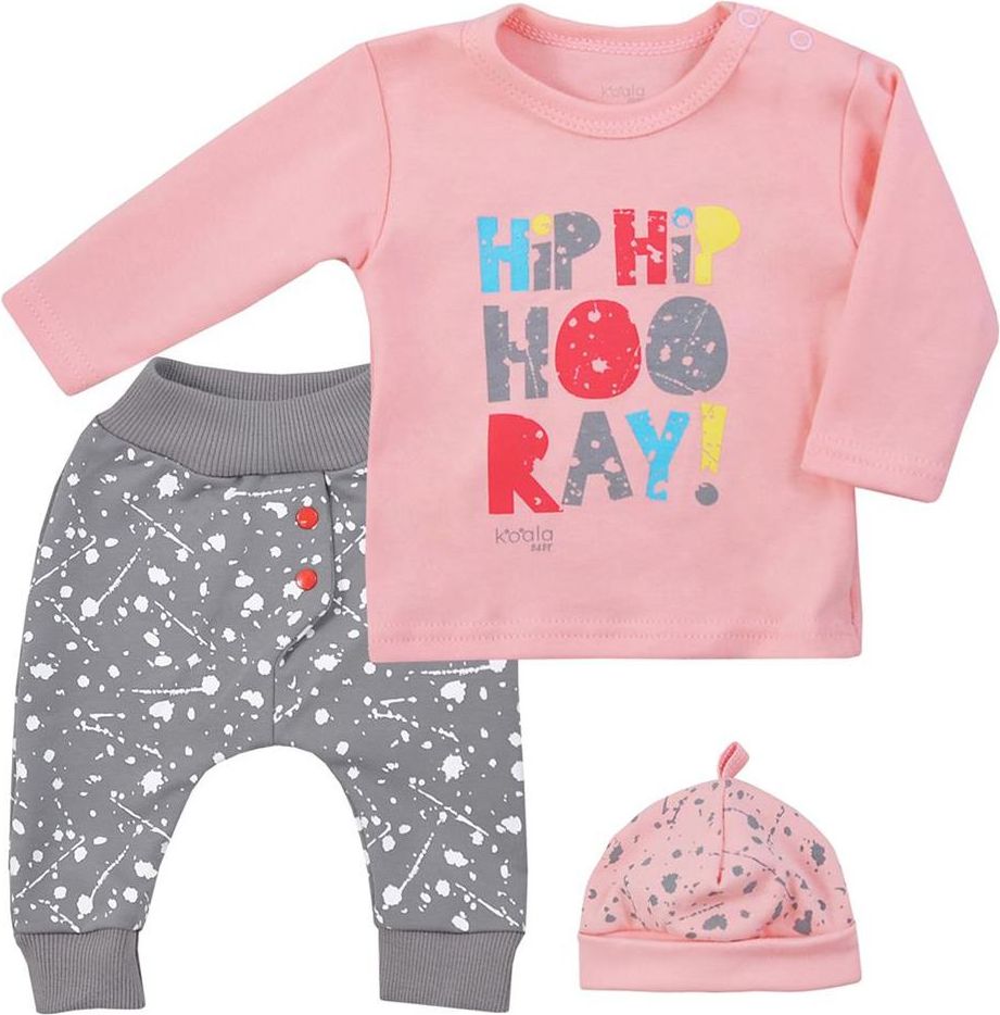 3-dílná dětská souprava Koala Hip-Hip Varianta: šedá/62 (3-6m) - obrázek 9