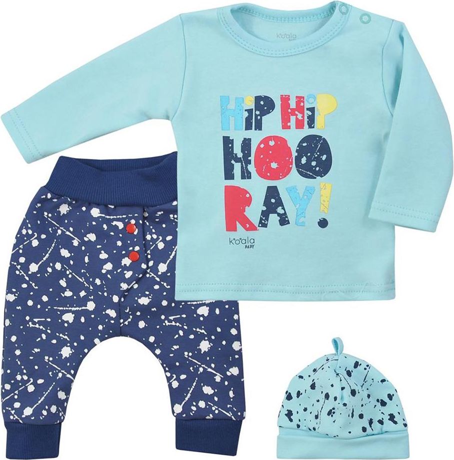 3-dílná dětská souprava Koala Hip-Hip Varianta: šedá/62 (3-6m) - obrázek 41