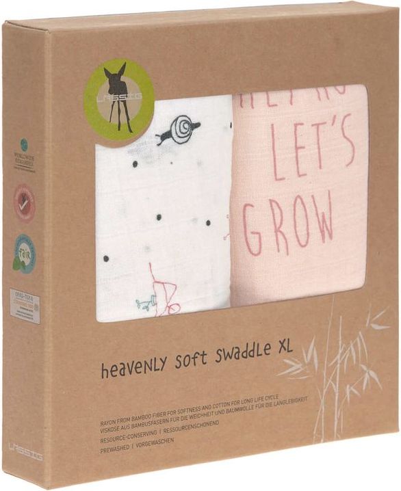 Lässig 4babies Swaddle Heav. Soft 120x120 Gard. Explo. boys - obrázek 2